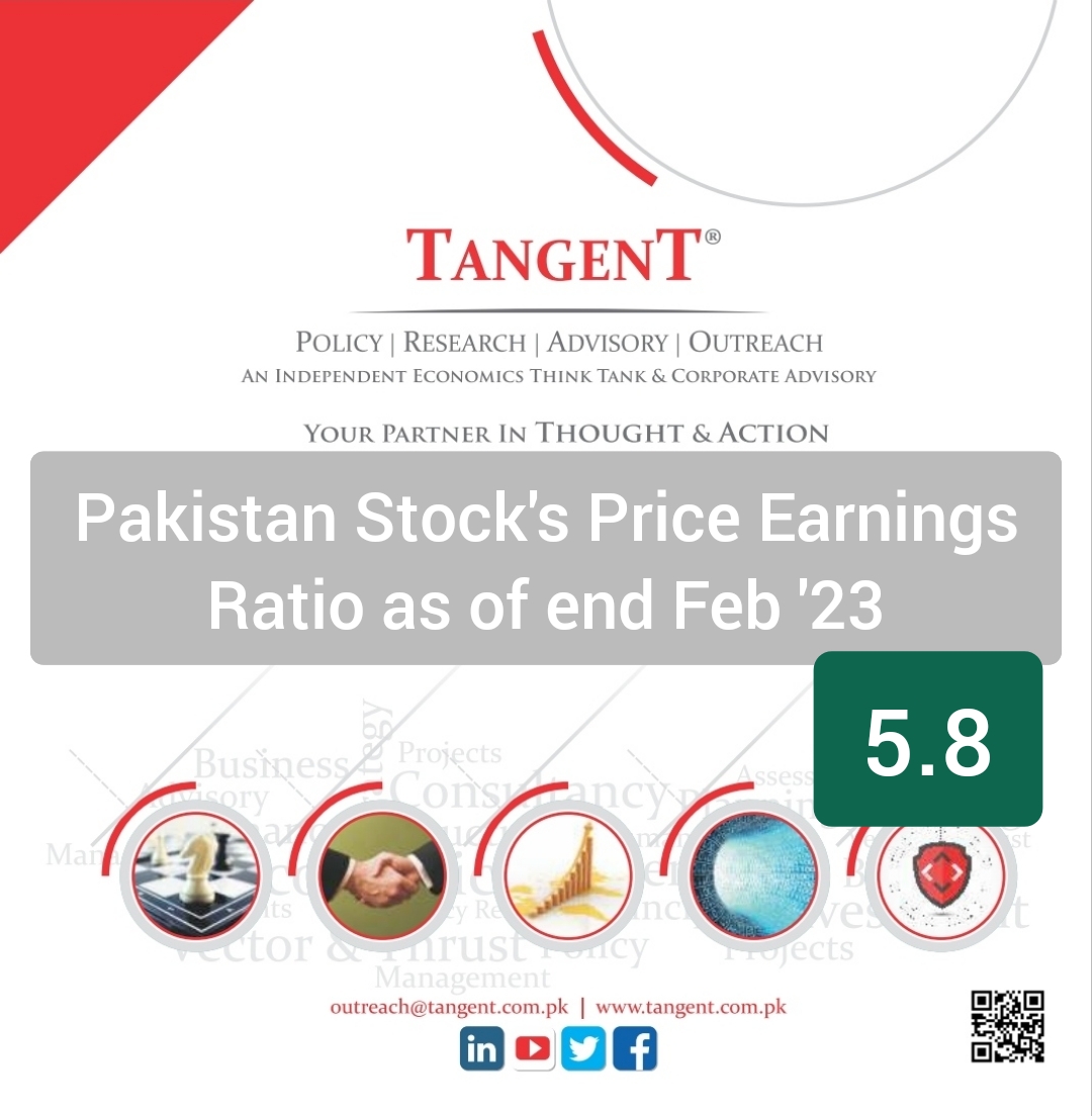 Pakistan Stock’s Price Earnings Ratio for February 2023