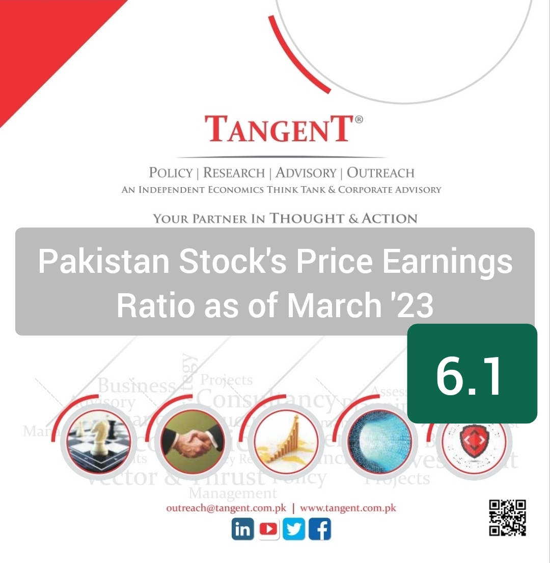 Pakistan Stock’s Price Earnings Ratio for March 2023