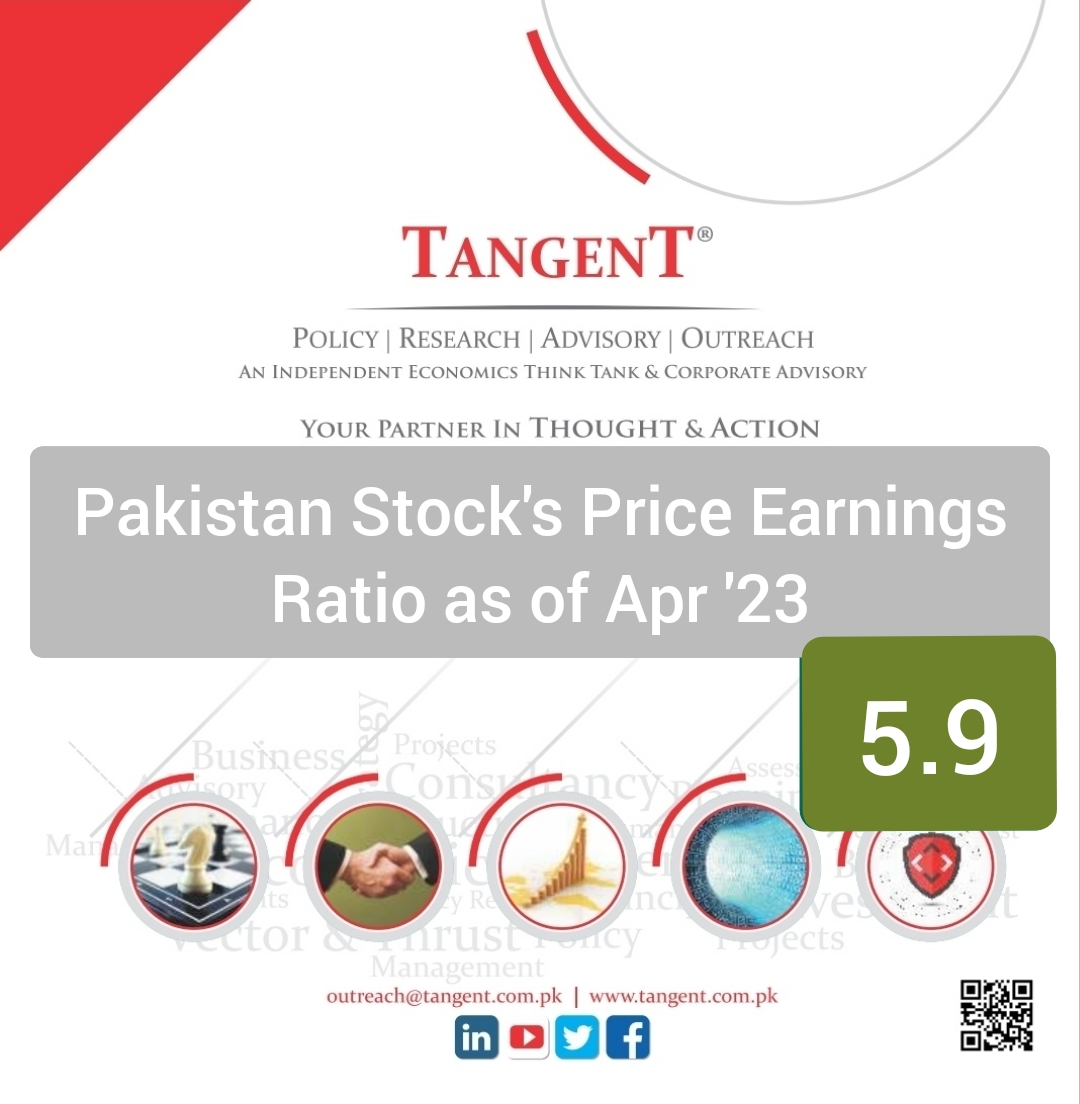 Pakistan Stock Price Earnings Ratio for April 2023